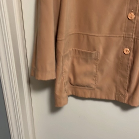 Susan Graver Stretch Moleskin Jacket With Pockets - Picture 3 of 4